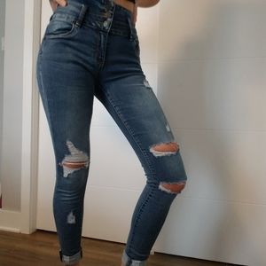 Ripped skinny jeans from Urban Outfitters